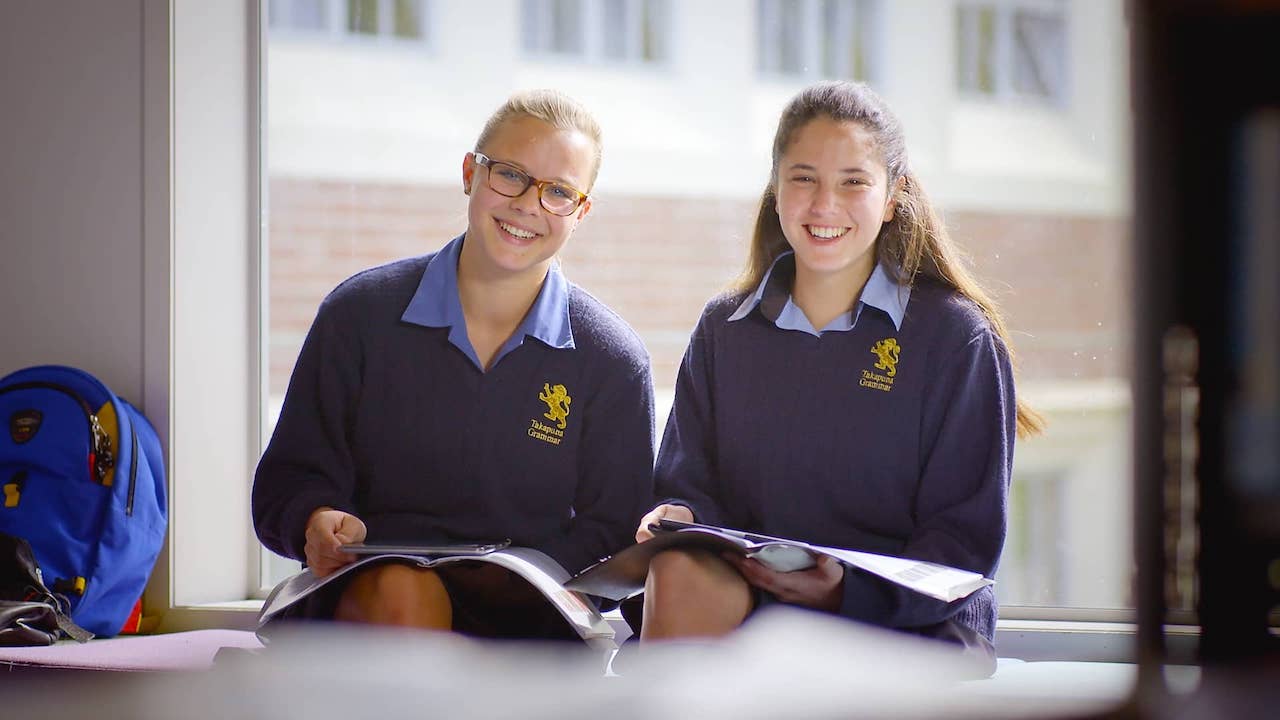 Estudiantes de un colegio de Nueva Zelanda