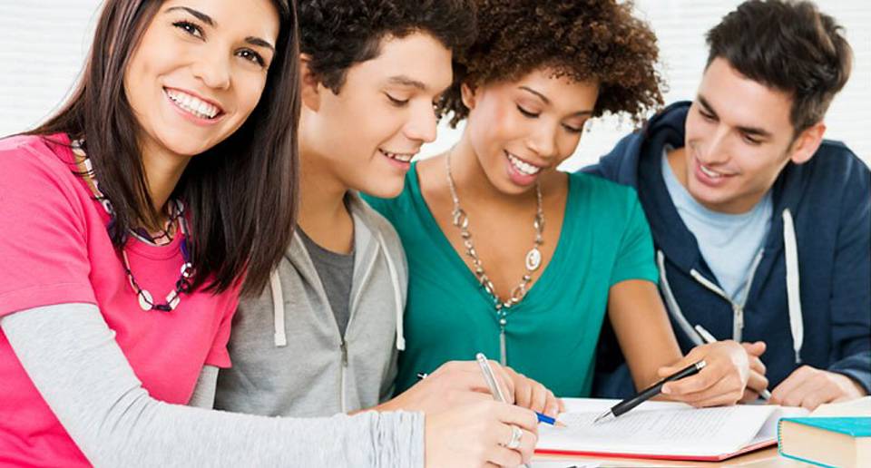 International students studying English in New Zealand